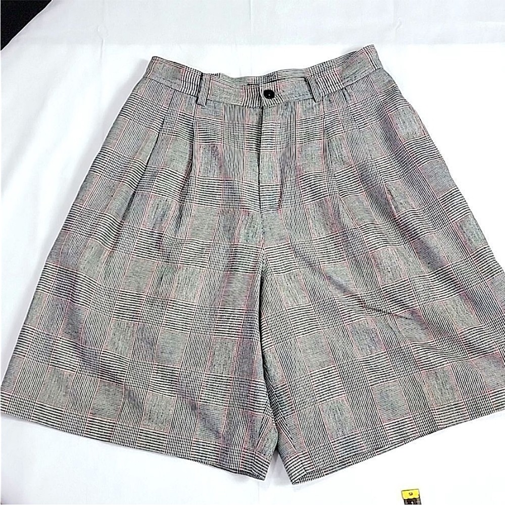 90s‎ glen check shorts